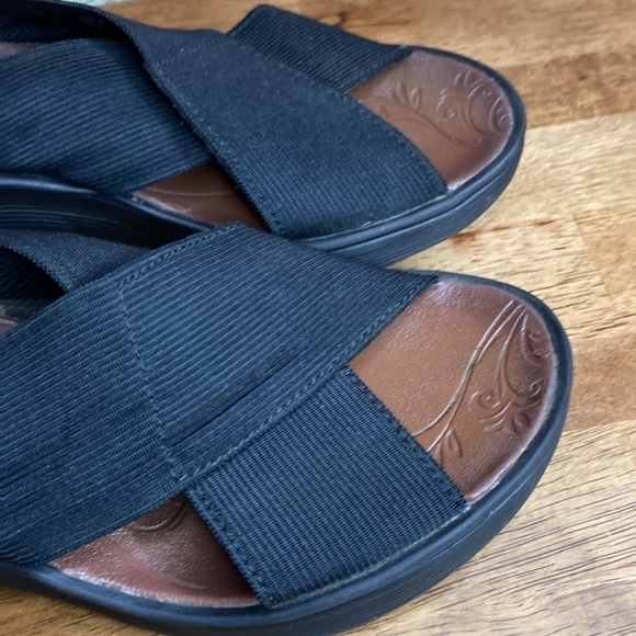 BZees Womens Black Desire Slides Sandal Size 6.5 - Picture 5 of 13